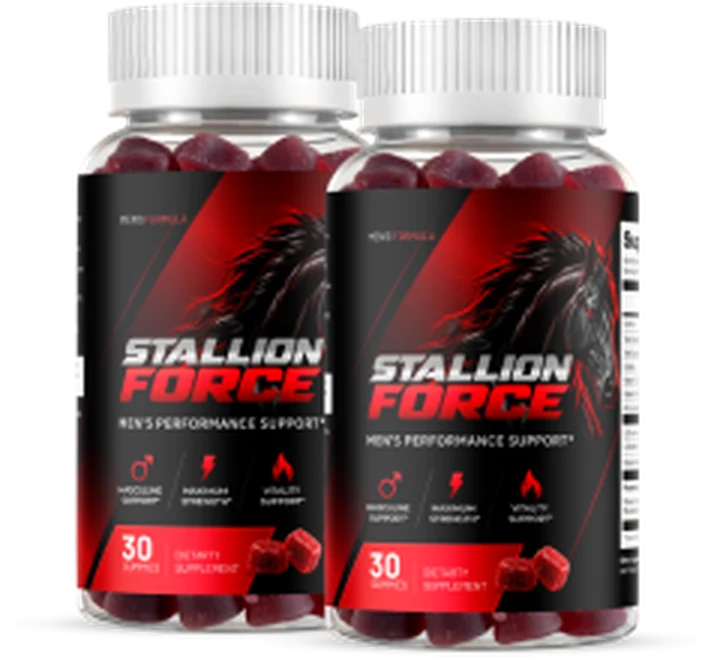 Stallion Force, two 30 gummy bottles