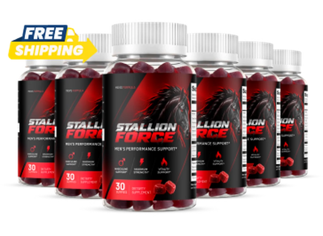 Stallion Force men's performance gummies, 30 gummy bottles
