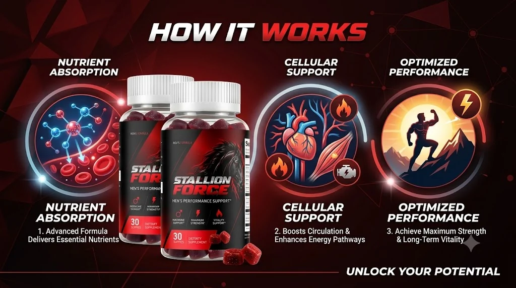 How Stallion Force works: nutrient absorption, cellular support and optimized performance